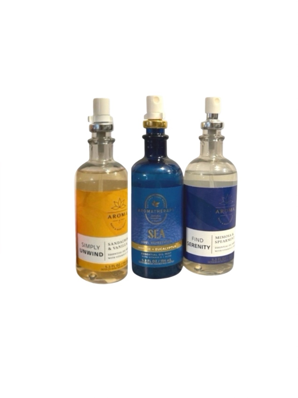 3 Aromatherapy Essential Oil Mist